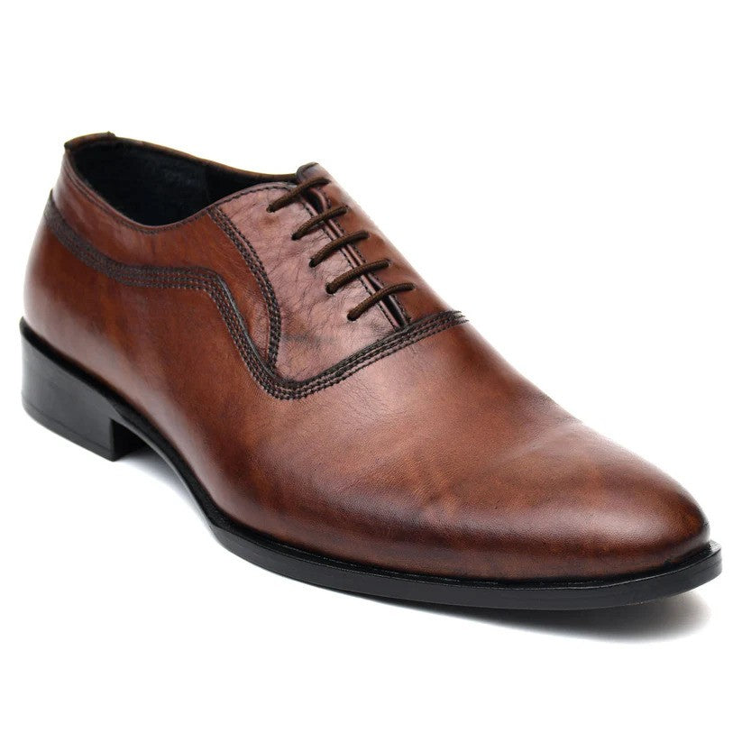 Wholecut Oxfords - Brown | Handmade Leather Shoes